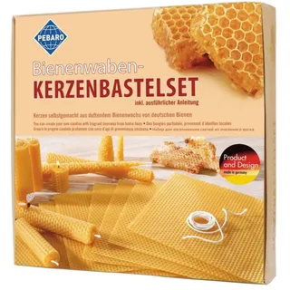 Peter Bausch GmbH & Co. KG Bienenwaben-Kerzenbastelset Wachsplatten