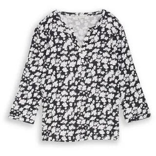 Tom Tailor T-shirt henley alloverprint Mehrfarbig L