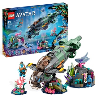 LEGO 75577 Avatar Mako U-Boot Spielzeug zum Bauen The Way of Water Set mit fremdartigem Fisch & Stachelrochen Figuren, Geschenk für Kinder ab 9 Ja...