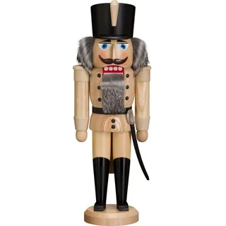 Seiffener Volkskunst Nussknacker Husar natur Größe 37 cm