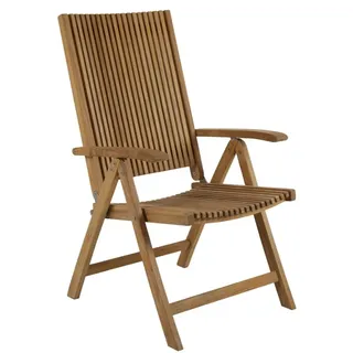 Gartenstuhl Julita aus Teakholz, mit Armlehne