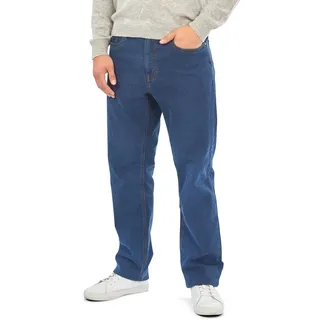 Mill&Tailor Herren Thermojeans Blau I Straight Fit I Bequeme Jeans Herren I Baumwoll-Hose I Thermohose Winter I Herren Hose mit Innenfutter I Business- & Freizeithose - 60