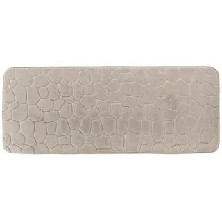 LikeKa Badematte Badezimmerteppich Badteppich weich Badvorleger 45x120 cm, rutschhemmend beschichtet, Memory Schaum, schnell trocknend, fußbodenheizungsgeeignet