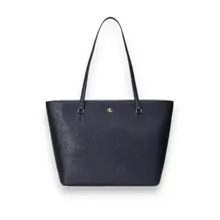Lauren Ralph Lauren für Damen. 431924351007 Karly marineblaue Tragetasche (OSFA), Lässig, Leder