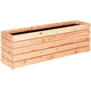 Mega Holz Pflanzkübel MODULO 120x30x39 cm (BxTxH) - wetterfester Blumenkasten aus heimischen Lärchenholz - Blumenkübel aus witterungsbeständiger Lärche für Garten, Terrasse und Balkon, Modular, Holz