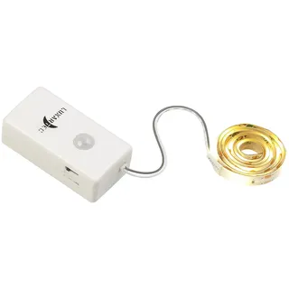 Indoor-LED-Streifen, 30 LEDs, PIR-Sensor, Batterie, 600 lm, 100 cm