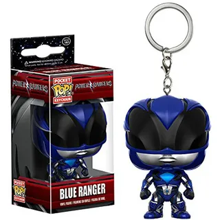Funko 12349 Schlüsselanhänger Figur Power Rangers Movie: Blue Ranger