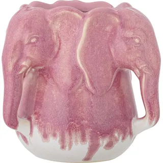 Bloomingville Pontus Vase Rosa, Steingut