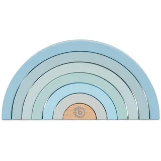 Bieco Steckspiel Regenbogen Blau
