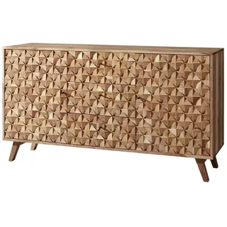 Wohnling Rewa 140 x 78,5 x 40 cm Braun