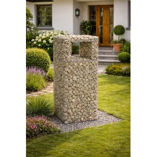 Estexo Gabione Gabionen Säule 50 x 50 x 120 cm