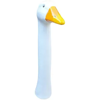 Fachhandel Plus Gänsehals Gartenstecker 35 cm Weiß