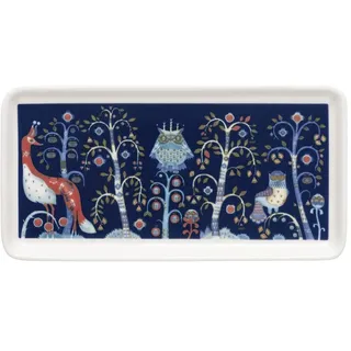Iittala Taika Teller rechteckig Blau, Teller, Blau