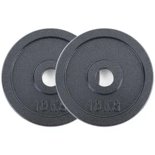 RAMROXX Hantelscheibe 20 kg Olympia 50mm Gusseisen schwarz