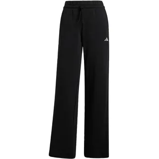 adidas Essentials Small Logo Feel Cozy Open Hem Joggers Black / White M