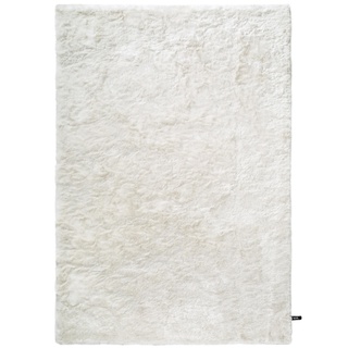 benuta Nest Hochflor Shaggyteppich Whisper Weiß 160x230 cm - Langflor Teppich für Wohnzimmer