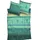 Satin smaragd 200 x 220 cm + 2 x 80 x 80 cm