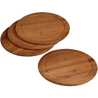 KESPER Vesperteller 26 cm braun 4er Set