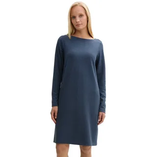 TOM TAILOR Midikleid mit U-Boot-Ausschnitt blau XS (34)