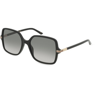 Gucci GG1449S Damen-Sonnenbrille Vollrand Eckig Recycled Acetat-Gestell, schwarz