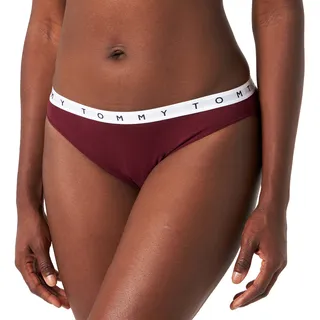 Tommy Hilfiger Damen 3P Bikini Bikini Style Unterwäsche, Peach Dusk/Deep Rouge/White, L - L