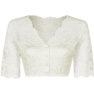 Dirndlbluse NINA VON C. "Dirndlbluse halbarm Waltraud", Damen, Gr. 48, beige (champagner), Obermaterial: 95% Modal CMD. 5% Elasthan EL., Blusen Dirndlbluse