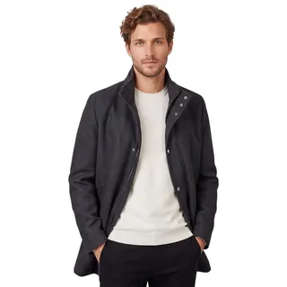 Wollmantel BOSS Black H-Camron grau marineblau - Grau - 5XL