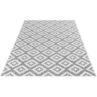Teppich »Outdoor«, rechteckig, Wetterfest, Flachgewebe, auch in quadratischer Form erhältlich, 87161942-0 grau 5 mm