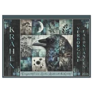 Calvendo Krähen. Verborgene Farbnuancen. Kunst. Wandkalender 2026 DIN A4 quer