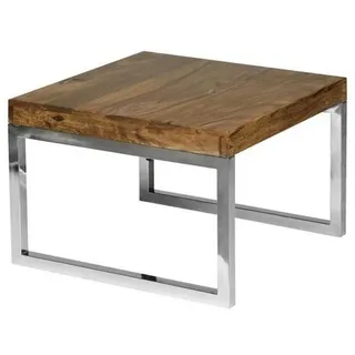 Wohnling Beistelltisch quadratisch Massivholz sheesham 45,0 x 45,0 x 40,0 cm, 1 St.