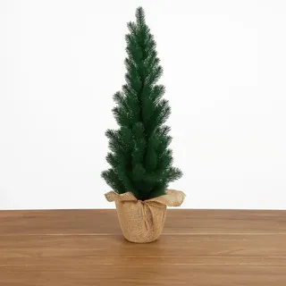 Weihnachtsbaum 80 cm im Topf sehr echt wirkend