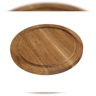METRO Professional Servierbrett, Akazienholz, Ø 22.5 cm, rund, braun