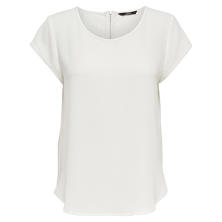Only Damen T-Shirt onlVIC S/S SOLID Weiß 40