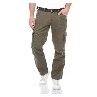 TIMEZONE Herren Cargo Hose BenitoTZ Loose Fit Loose Fit Beige 33W /  30L