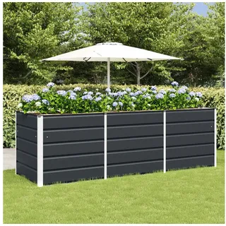 vidaXL Pflanzkübel 240 x 80 x 75 cm Anthrazit
