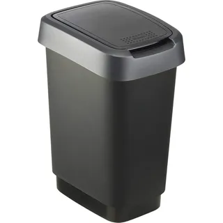 Rotho Twist 10 l dark silver