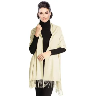 Moschen-Bayern Modeschal Pashmina Stola Damen Kaschmir Schultertuch Abendkleid festlich Schal, super weich und geschmeidig beige