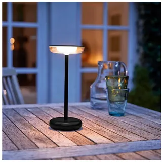 NORTHPOINT Nachttischlampe Schwarz
