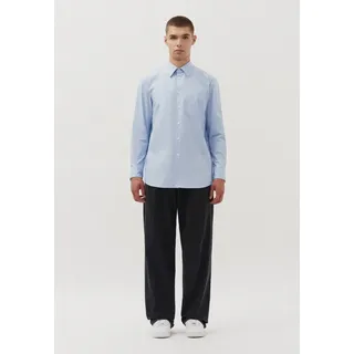 studio seidensticker Businesshemd Studio Oversized Langarm Kentkragen Uni blau L (41-42)