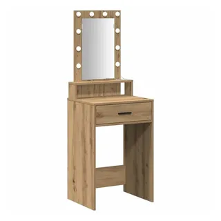 vidaXL Schminktisch mit Speicher Braun 50 x 41 x 140 cm