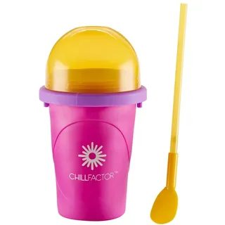 BANDAI CHILLFACTOR CO07954 Küchenspielzeug, Slush-Maschine mit wiederverwendbarem Becher und Strohhalm, Familienspielzeug