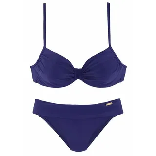 LASCANA Bügel-Bikini Damen Blau 36 Cup C