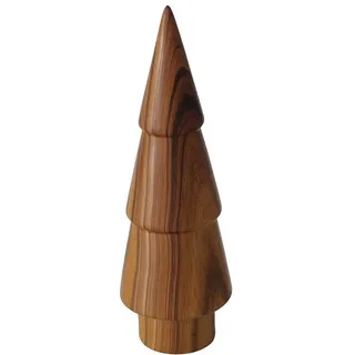 Boltze Dekoaufsteller "Wilhelmy" in Braun - (H)25,5 x Ø 8,5 cm