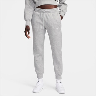Nike Sportswear Phoenix Mid-Rise Fleece Jogginghose Damen 063 dk grey heather/sail S