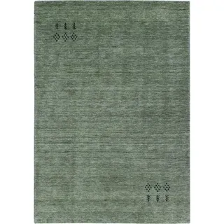 TEPGO Tashi Gabbehteppich 40 x 60 cm Hellgrau