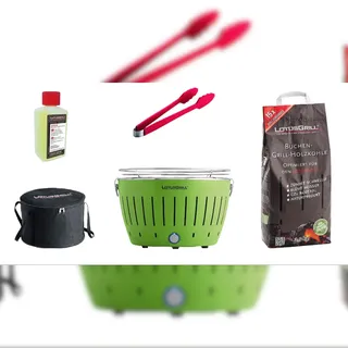 Lotusgrill Classic Starter-Set limettengrün