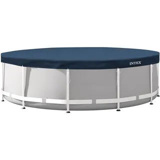 Intex Deluxe Abdeckplane rund Blau 366x20 cm