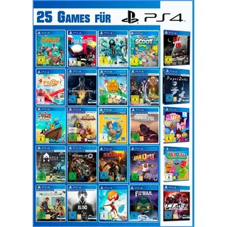 Playstation 4 Spiele Bundle mit 25 verschiedene Spiele, einige Spiele VR