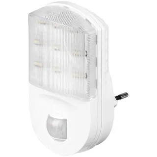 goobay 96500 - LED-Nachtlicht 1,1 W, eckig, Weiß mit Bewegungsmelder
