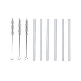 Peill+Putzler Glas-Trinkhalm-.Set   ¦ transparent/klar ¦ Glas Ø: 0.8